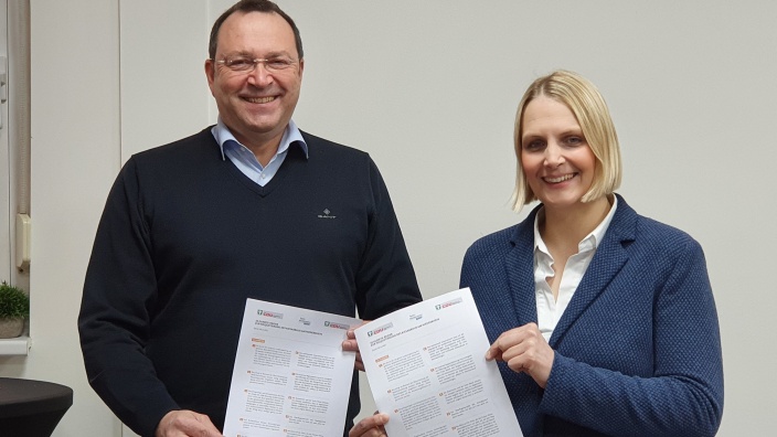 Frank Berger und Charlotte Quik