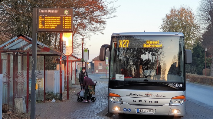 Barrierefreie Haltestelle